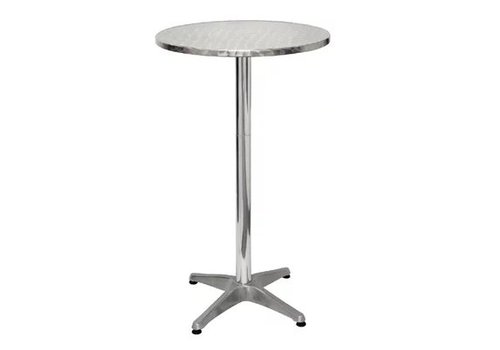  Bolero Mange-debout en acier inox et alu 105(H)x60(Ø)cm 