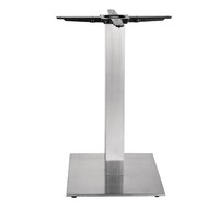 Pied de table carré inox