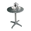 Bolero Table bistro ronde acier inox et alu 720(H) x 800(Ø)mm