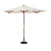 Bolero Parasol carré l Écru l 2,5m l Bois et polyester