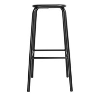 Tabouret haut | Métal | Gris | Assise en métal |  780(H) x 400(L) x 400(P) mm l Lot de 4