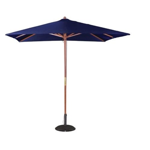  Bolero Parasol carré l bleu marine l 2,5m l Bois et polyester 