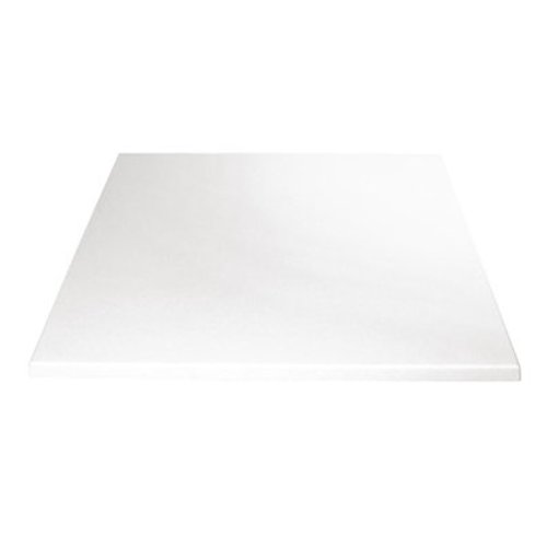  Bolero Plateau de table carré blanc bois aggloméré 60cm 