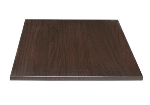  Bolero Plateau de table carré marron foncé bois aggloméré 60cm 