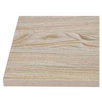 Plateau de table carré effet bois clair / 2 formats
