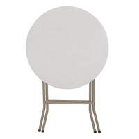 Table Ronde Pliante avec plateau polypropylène et structure acier 60 cm