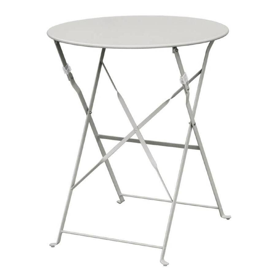 Table de Terrasse en  acier poudré 4 coloris 71(H)x59,5(Ø)cm