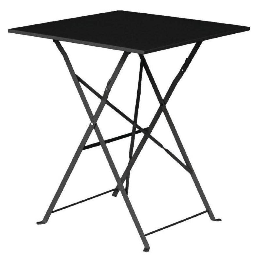 Table de Terrasse Carrée en Acier | 60 cm (6 couleurs)