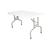Bolero Table Rectangulaire Pliante blanche | 73,7(h)x75,3(l)x152(L)cm.