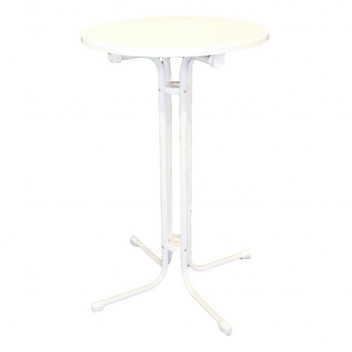  ProChef Mange-debout Limburg acier Blanc peint époxy 70 cm 