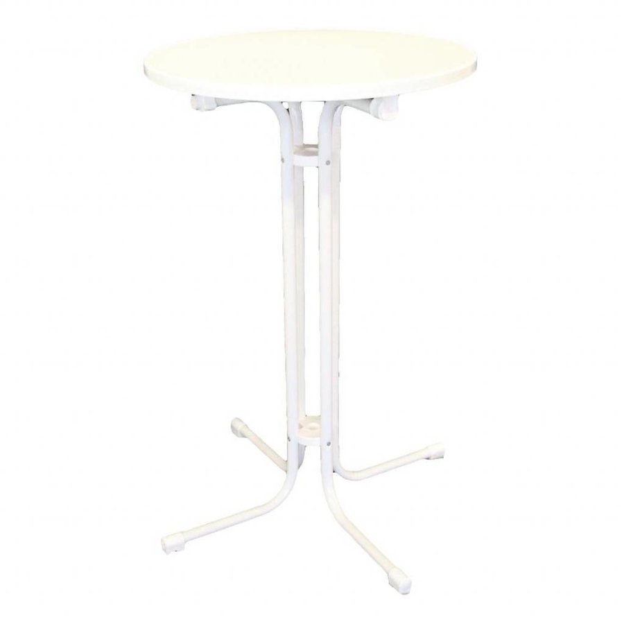 Mange-debout Limburg acier Blanc peint époxy 70 cm