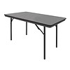 Bolero Table Rectangulaire Pliante acier 75x122x61cm