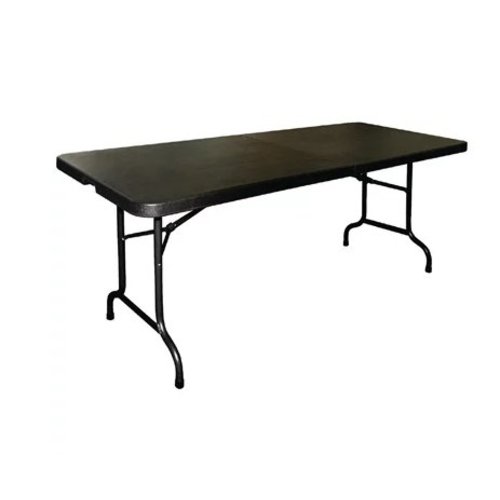  Bolero Table Pliable au centre noire Polyéthylène et métal 735(H)x1829(L)x762(P)mm 