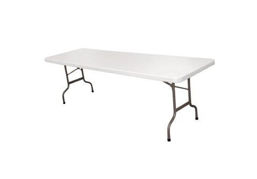  Bolero Table Pliable au Centre Blanche | 243 cm 