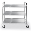 ProChef Chariot de Service | Inox | 3 niveaux