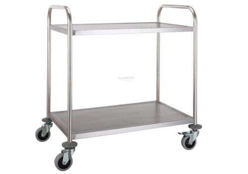  Combisteel Chariot de service | 2 niveaux | 860 x 540 x 940 mm 