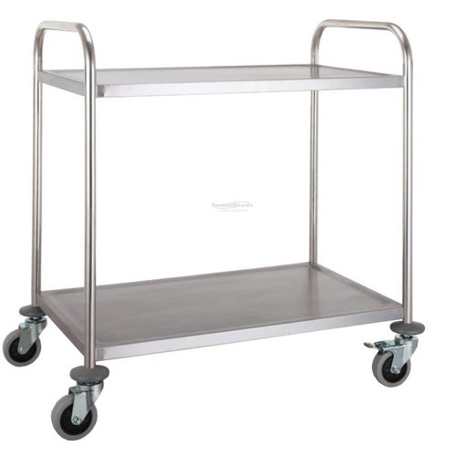  Combisteel Chariot de service | 2 niveaux | 860 x 540 x 940 mm 