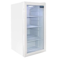 Vitrine réfrigérée de comptoir porte vitrée Blanc | 88L |  825  x 430  x 480 mm