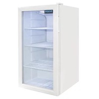 Vitrine réfrigérée de comptoir porte vitrée Blanc | 88L |  825  x 430  x 480 mm