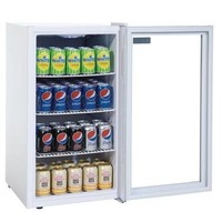 Vitrine réfrigérée de comptoir porte vitrée Blanc | 88L |  825  x 430  x 480 mm