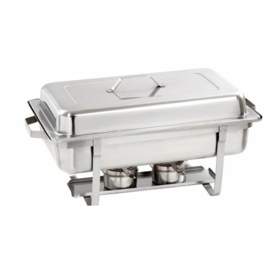 Chafing dish 1/1 | Acier nickel-chrome | 605 x 350  x 305 mm