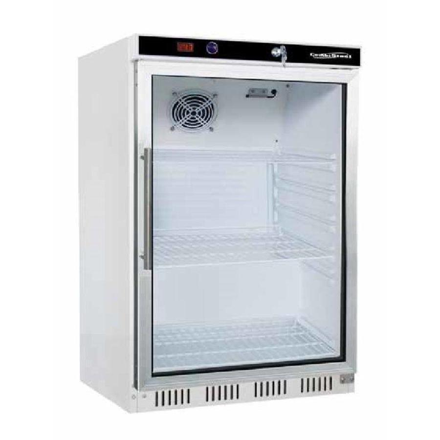 Petit Réfrigérateur Porte vitrée Blanc Wouter | 600x585x855 | 130L