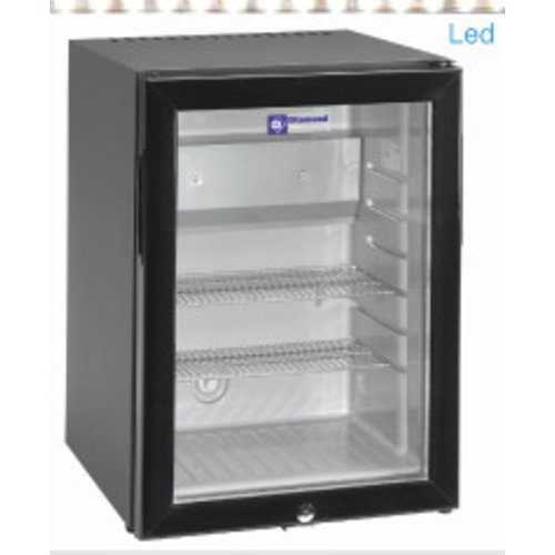  ProChef Minibar porte vitrée | Acier | 42 l |  402 x 450 x 560 