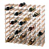 ProChef Casier à bouteilles en bois | Pin et acier | 72 bouteilles