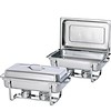 Bartscher Kit de chafing dish 1/1 BP | Acier nickel-chrome | 610 x 355 x 300