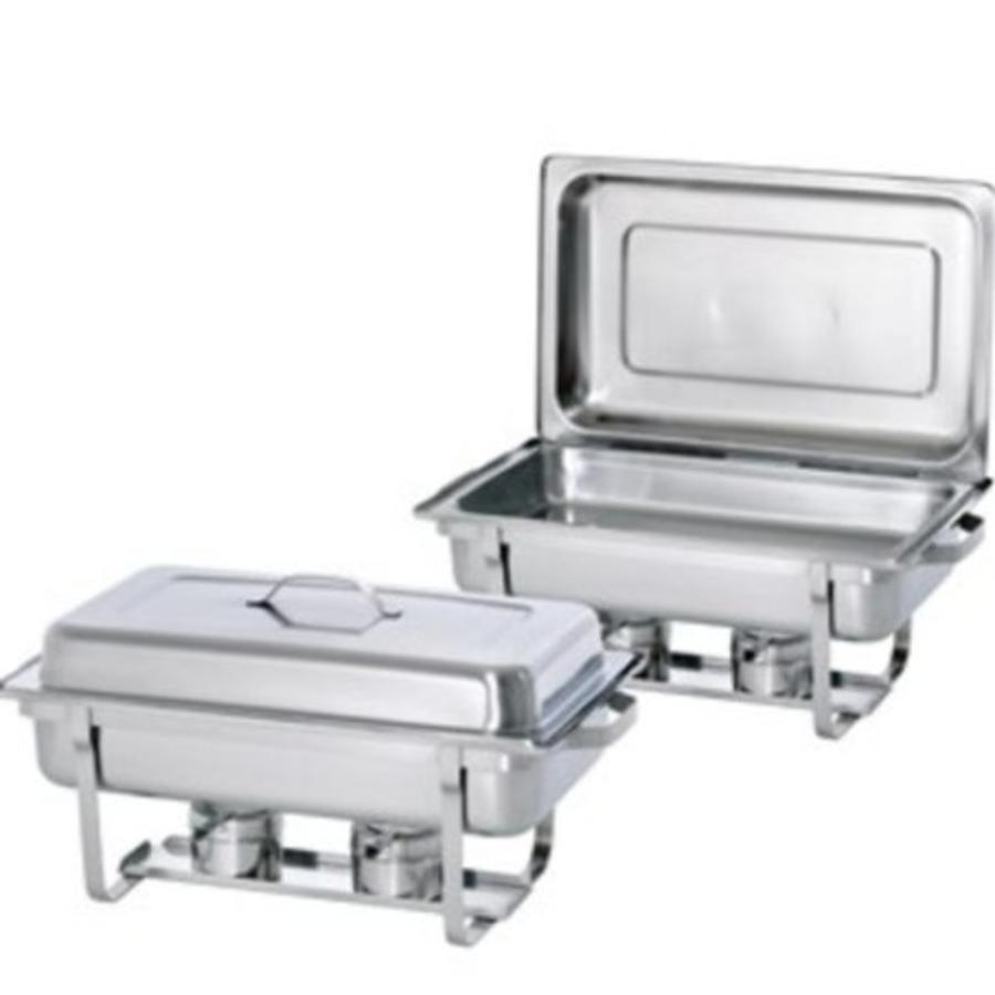 Kit de chafing dish 1/1 BP | Acier nickel-chrome | 610 x 355 x 300