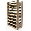 ProChef Casier à vin en bois + Niveaux en bois - VISIOBOIS - 8 Niveaux - 48 Bouteilles