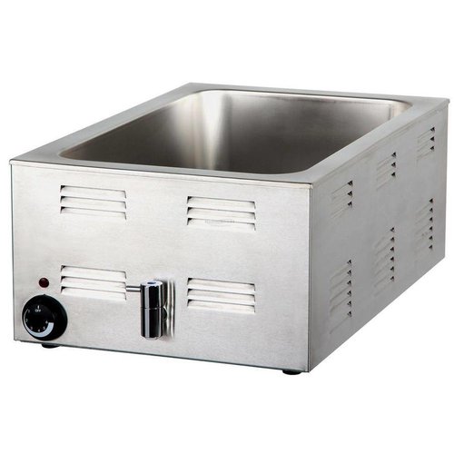  Combisteel Bain-marie avec Robinet de Vidange | Acier inoxidable | Profondeur max. 150mm 