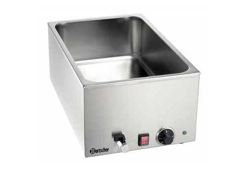  Bartscher Bain Marie, 1/1GN | Profondeur max. 150mm | Robinet 