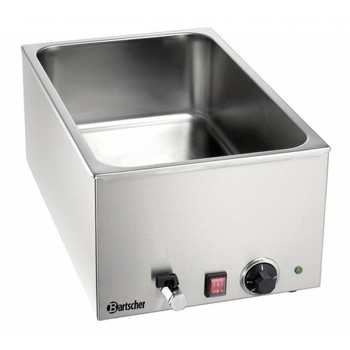  Bartscher Bain Marie, 1/1GN | Profondeur max. 150mm | Robinet 