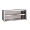 Gastro-M Placard Mural Ouvert | Inox | 800 (L) x 400 (P) x 400 (H) mm