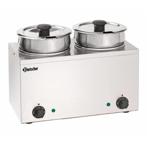  Bartscher Bain Marie Hotpot | 2x pot | 3,5 L 