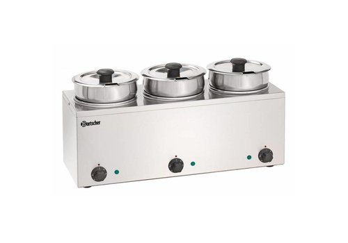  Bartscher Bain Marie Hotpot | 3x pot | 3,5 L 