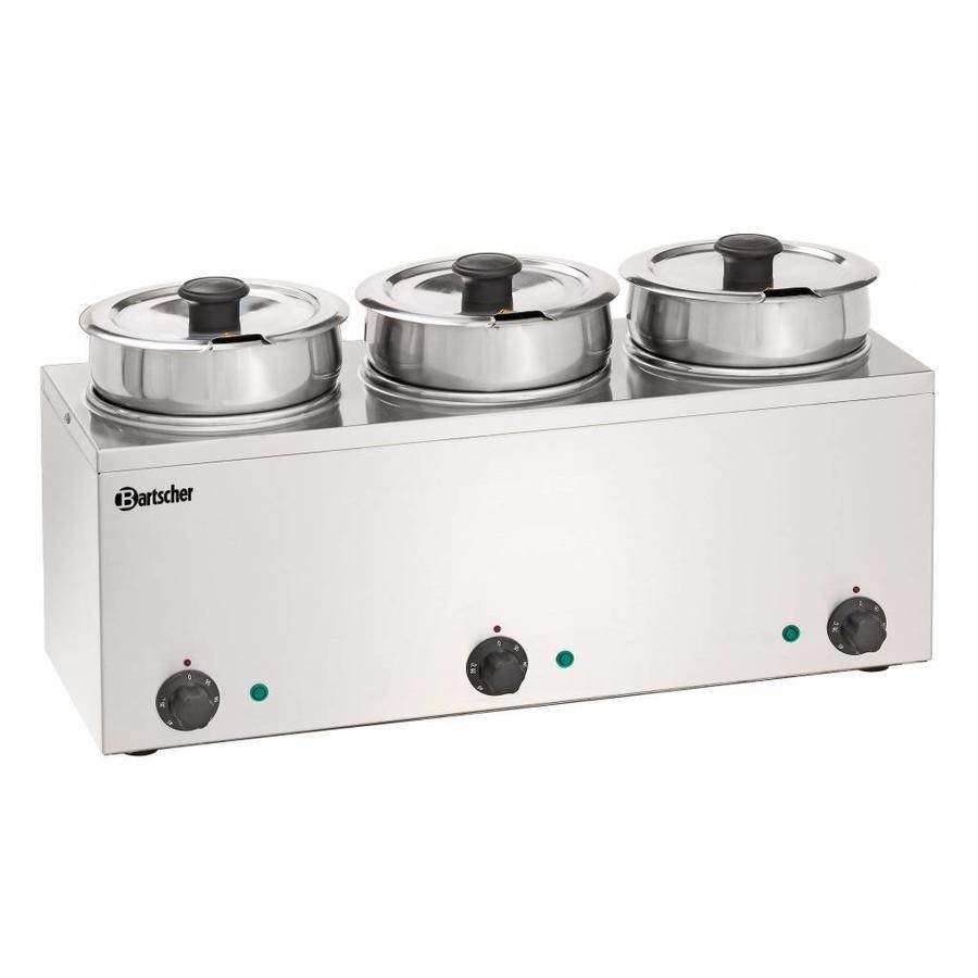 Bain Marie Hotpot | 3x pot | 3,5 L