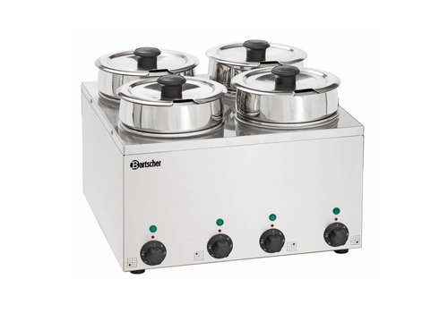  Bartscher Bain Marie Hotpot | 4x pot | 3,5 L 