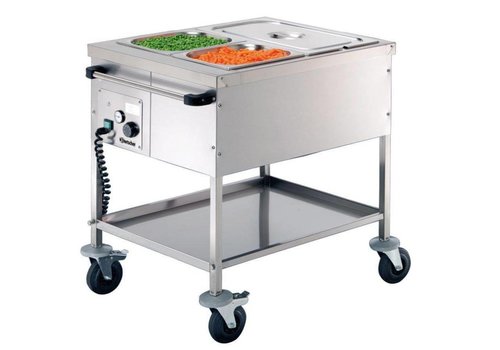  Bartscher Chariot bain-marie | 2 x 1/1 GN, tr. 