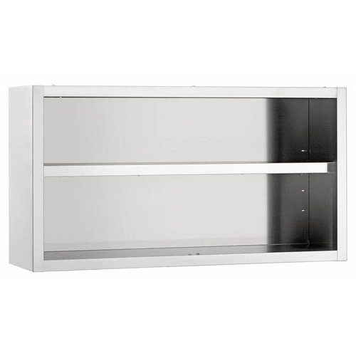  Bartscher Armoire Suspendue Ouverte | 1800 (L) x 400 (P) x 660 (H) mm 