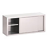 Gastro-M Placard Mural | Portes Coulissantes | Inox | 1000 (L) x 400 (P) x 600 (H) mm