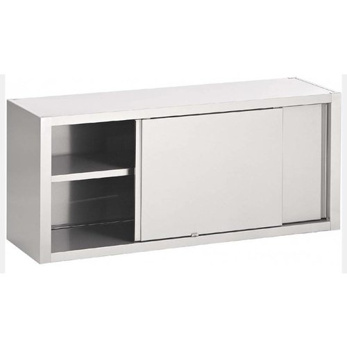  Saro Placard Mural | Portes Coulissantes | Inox | 1800 (L) x 400 (P) x 600 (H) mm 