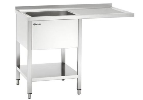 Evier inox 1 bac 77x60 cm  Matériau lourd - ProChef