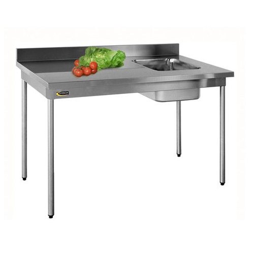  ProChef Plonge en inox AISI 304L | Evier à droite | 3 formats 