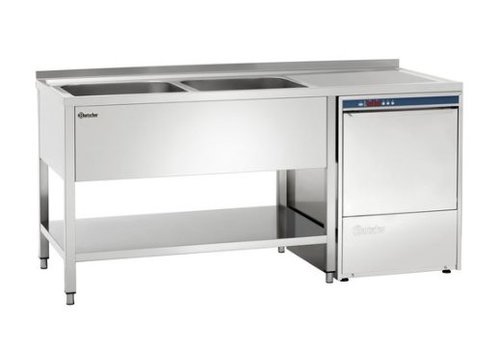  Bartscher Plonge inox | 2 éviers gauche | 180x70x85 cm 