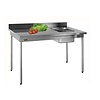 ProChef Evier| inox | 3 formats | 1600 x 700 x 850mm