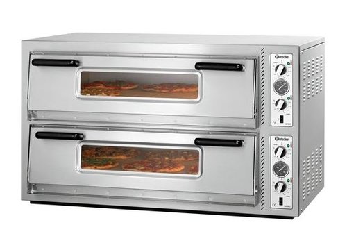  Bartscher Four pizza | 12  kW | 0  °C a 450  °C | 1190 x 780 x 710 mm 