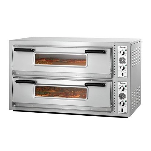  Bartscher Four pizza | 12  kW | 0  °C a 450  °C | 1190 x 780 x 710 mm 
