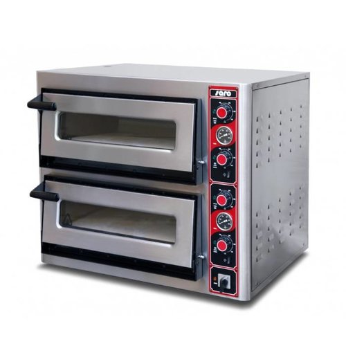  Saro Four À Pizza | L 895 x P 1010 x H 735 mm | +50/+500 °C | acier inoxydable 